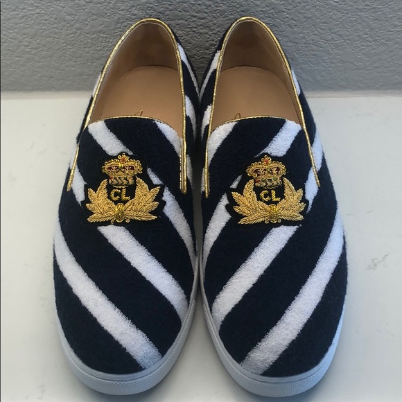 Christian Louboutin Shoes - Christian Louboutin striped Mariniere sneaker